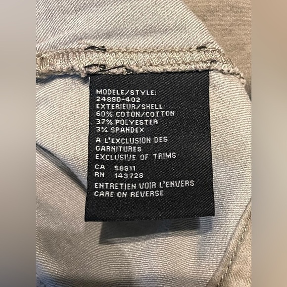 Tribal Cotton Blend Zip Jacket Size Large - Picture 10 of 10